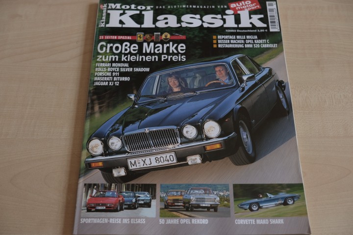 Deckblatt Motor Klassik (07/2003)